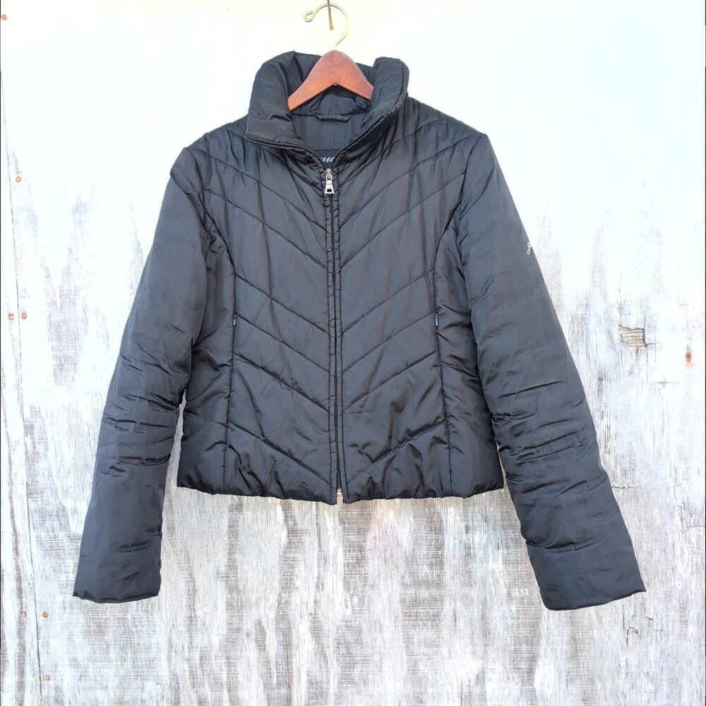 Vintage Guess Quilted Puffer Coat Women's Med Y2KBaddie GorpCore